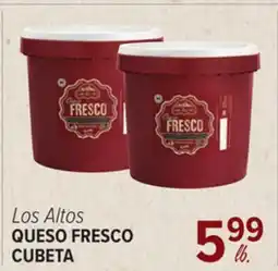 Cermak Fresh Market Los Altos QUESO FRESCO CUBETA offer