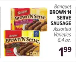 Cermak Fresh Market Banquet BROWN'N SERVE SAUSAGE offer
