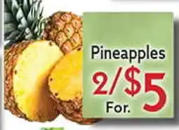 World Fresh Market Pineapples offer