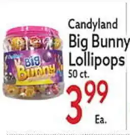 World Fresh Market Candyland Big Bunny Lollipops offer