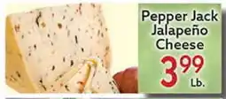 World Fresh Market Pepper Jack Jalapeño Cheese offer