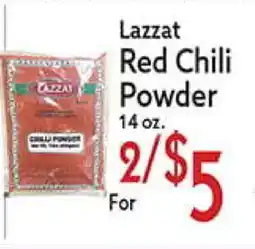 World Fresh Market Lazzat Red Chili Powder offer