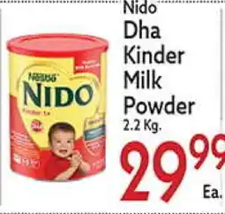 World Fresh Market Nido Dha Kinder Milk Powder offer