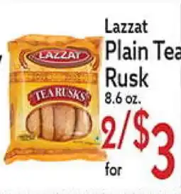 World Fresh Market Lazzat Plain Tea Rusk offer