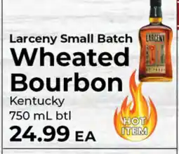 Sunset Foods Larceny Small Batch Wheated Bourbon offer