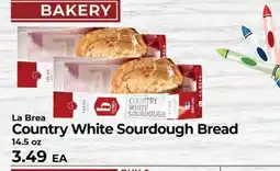 Sunset Foods La Brea Country White Sourdough Bread offer