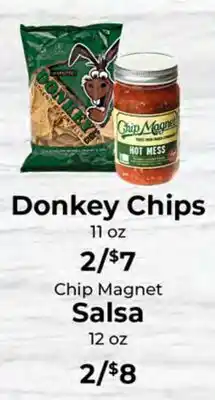 Sunset Foods Donkey Chips Chip Magnet Salsa offer