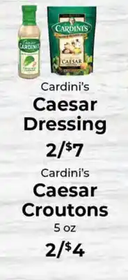 Sunset Foods Cardini's Caesar Dressing 5 oz offer