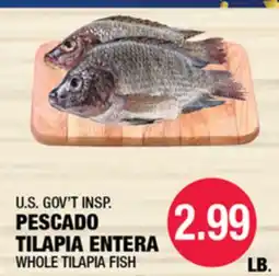 Carnicerias Jimenez U.S. GOV'T INSP. PESCADO TILAPIA ENTERA offer