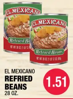 Carnicerias Jimenez EL MEXICANO REFRIED BEANS offer