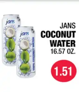 Carnicerias Jimenez JANS COCONUT WATER offer