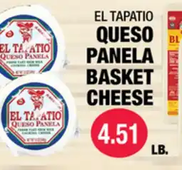 Carnicerias Jimenez EL TAPATIO QUESO PANELA BASKET CHEESE offer