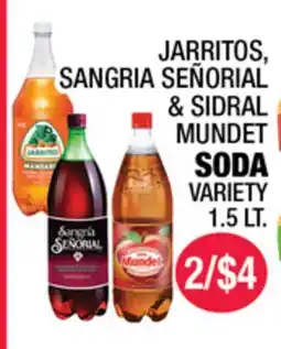 Carnicerias Jimenez JARRITOS, SANGRIA SEÑORIAL & SIDRAL MUNDET offer