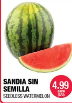 Carnicerias Jimenez SEEDLESS WATERMELON offer