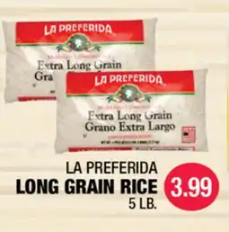 Carnicerias Jimenez LA PREFERIDA LONG GRAIN RICE offer