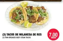 Carnicerias Jimenez (3) TACOS DE MILANESA DE RES offer
