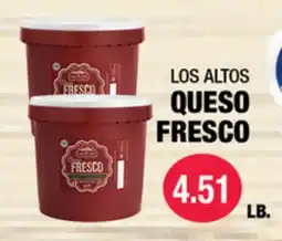 Carnicerias Jimenez LOS ALTOS QUESO FRESCO offer