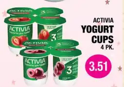 Carnicerias Jimenez ACTIVIA YOGURT CUPS offer