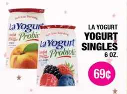 Carnicerias Jimenez LA YOGURT YOGURT SINGLES offer