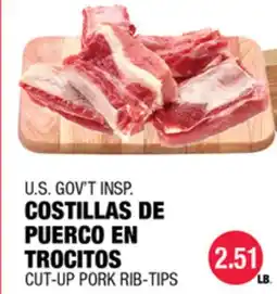 Carnicerias Jimenez U.S. GOV'T INSP. COSTILLAS DE PUERCO EN TROCITOS offer
