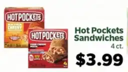 Living Fresh Market Hot Pockets Sandwiches offer