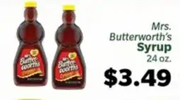 Living Fresh Market Mrs. Butterworth's Syrup offer