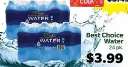 Living Fresh Market Best Choice Water offer