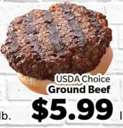 Living Fresh Market USDA Choice Ground Beef offer