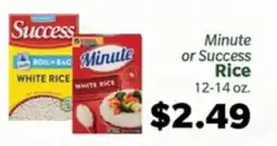 Living Fresh Market Minute or Success Rice offer