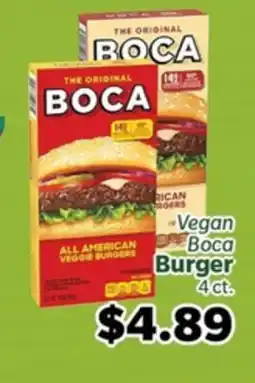 Living Fresh Market Vegan Boca Burger offer