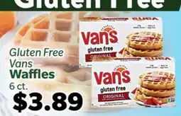 Living Fresh Market Gluten Free Vans Waffles offer