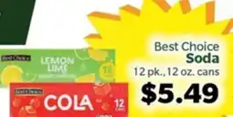 Living Fresh Market Best Choice Soda offer
