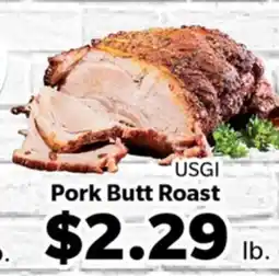 Living Fresh Market USGI Pork Butt Roast offer