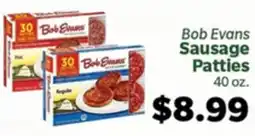 Living Fresh Market Bob Evans Sausage Patties offer