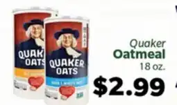 Living Fresh Market Quaker Oatmeal offer