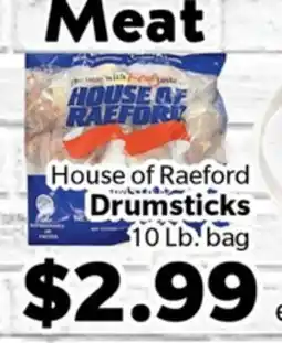 Living Fresh Market House of Raeford Drumsticks offer