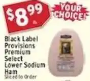 Associated Black Label Provisions Premium offer
