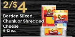 Rich's Fresh Market Borden Sliced, Chunk or Shredded Cheese offer