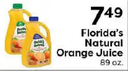 Rich's Fresh Market Florida's Natural Orange Juice offer