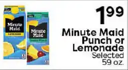 Rich's Fresh Market Minute Maid Punch or Lemonade offer