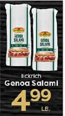 Rich's Fresh Market Eckrich Genoa Salami offer