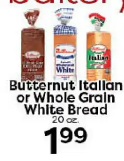 Rich's Fresh Market Butternut Italian or Whole Grain White Bread offer