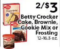Rich's Fresh Market Betty Crocker Cake, Brownie, Cookie Mix or Frosting offer