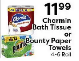 Rich's Fresh Market Charmin Bath Tissue or Bounty Paper Towels offer