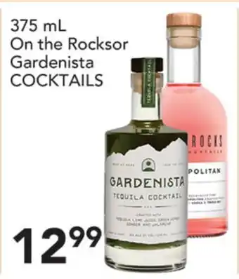 Pete's Fresh Market On the Rocksor Gardenista COCKTAILS offer