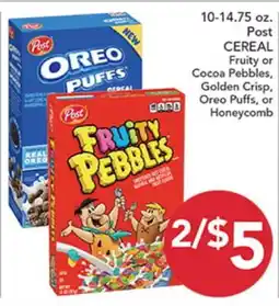 Pete's Fresh Market Post CEREAL offer