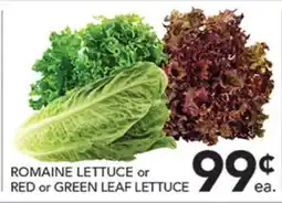 Pete's Fresh Market ROMAINE LETTUCE or RED or GREEN LEAF LETTUCE offer