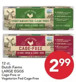 Pete's Fresh Market Dutch Farms LARGE EGGS offer