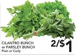 Pete's Fresh Market CILANTRO BUNCH or PARSLEY BUNCH offer
