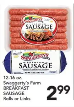 Pete's Fresh Market Swaggerty's Farm BREAKFAST SAUSAGE offer